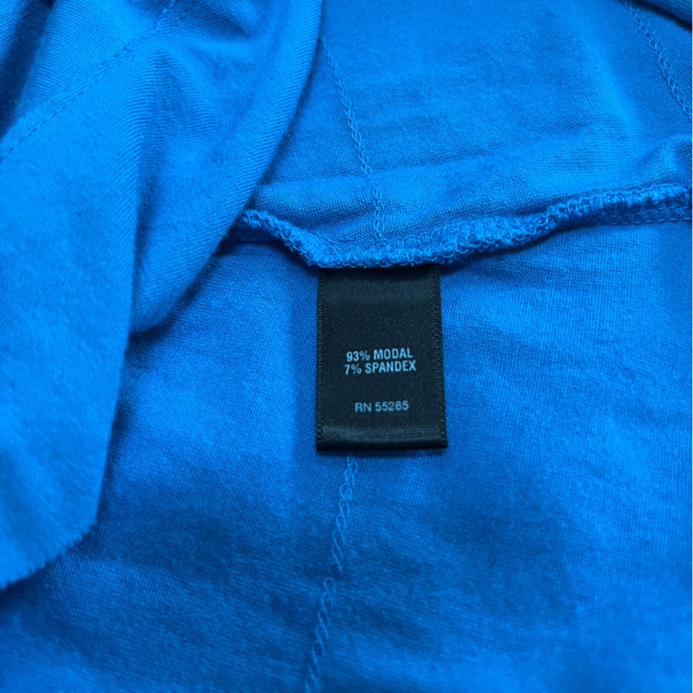 Express Blue Ruffle Midi Dress - Picture 6 of 7